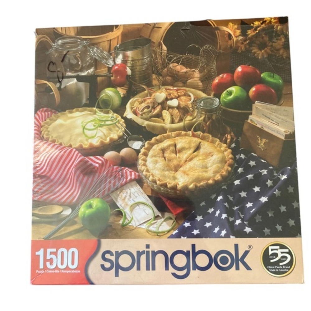 Home Kitchen Homemade Pie 1500 Pieces Puzzle - Multicolor unopened box